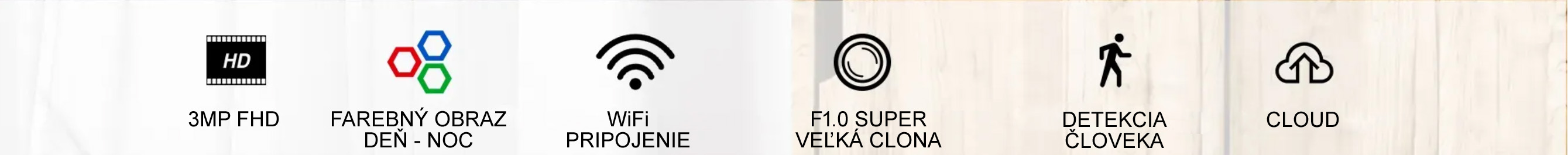 Vlastnosti kamery AKS78W
